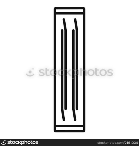 Toothpick package icon outline vector. Tooth pick. Wood stick. Toothpick package icon outline vector. Tooth pick
