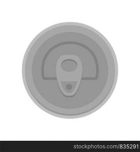 Top can icon. Flat illustration of top can vector icon for web isolated on white. Top can icon, flat style