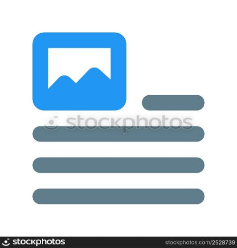 Top-left document image attachment page-layout setting interface