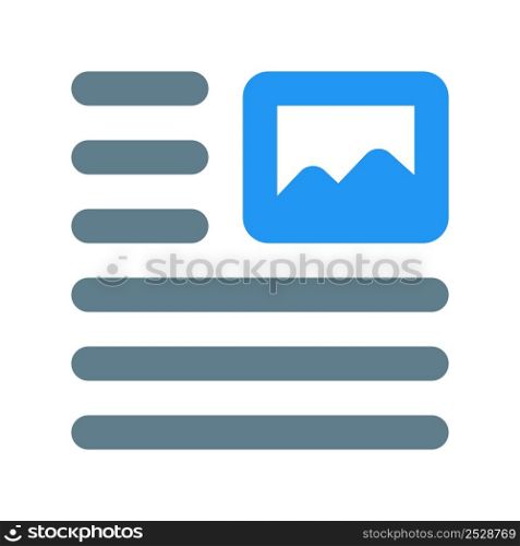 Top-right document image attachment page-layout setting interface