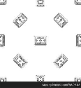 Top soccer field pattern seamless vector repeat geometric for any web design. Top soccer field pattern seamless vector