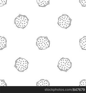 Top view hamburger pattern seamless vector repeat geometric for any web design. Top view hamburger pattern seamless vector
