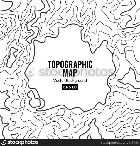 Topographic Map Background Concept. Elevation . Topo Contour . Isolated On White. Topographic Map Background Concept. Elevation Map. Topo Contour Map Background. Isolated On White
