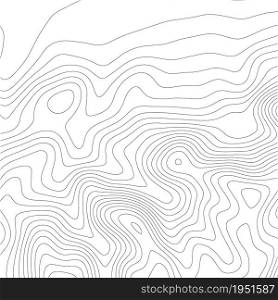 Topographic map on white background. Topo map elevation lines. Contour vector abstract vector illustration.. Geographic pattern. Topographic map on white background. Topo map elevation lines. Contour vector abstract vector illustration. Geographic world topography.
