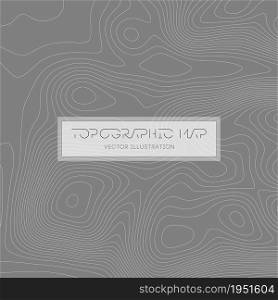 Topographic map on white background. Topo map elevation lines. Contour vector abstract vector illustration.. Abstract paper cut shapes. Topographic map on white background. Topo map elevation lines. Contour vector abstract vector illustration. Geographic world topography.