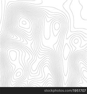 Topographic map on white background. Topo map elevation lines. Contour vector abstract vector illustration.. Topographic texture map on white background. Topo map elevation lines. Contour vector abstract vector illustration. Geographic world topography.