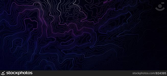 Topography landscape. Marine abstract modern blue texture. Dark relief vector trendy background for flyer and poster outline design gradient banner. Topography landscape. Marine abstract modern texture. Dark relief vector trendy background for flyer and banner