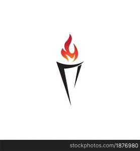 torch icon. Vector image for logos, websites, applications and thematic design