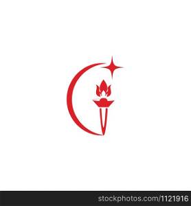 Torch Logo Template vector symbol nature