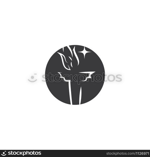 Torch Logo Template vector symbol nature