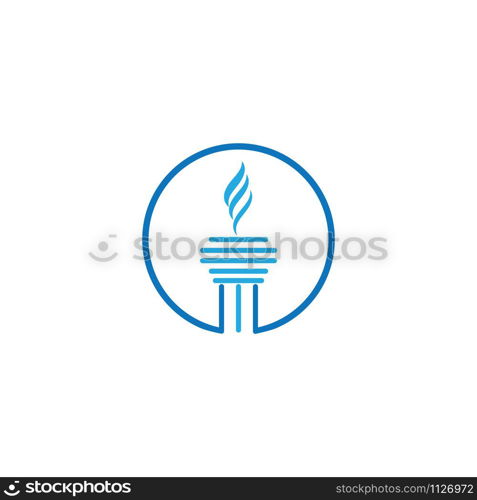 Torch Logo Template vector symbol nature