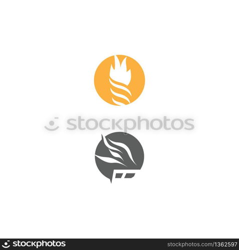 Torch Logo Template vector symbol nature