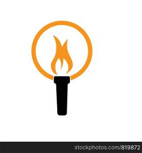 torch logo vector