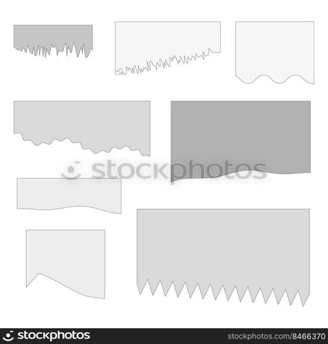 Torn paper shape. Vector illustration. Stock image. EPS 10.. Torn paper shape. Vector illustration. Stock image. 