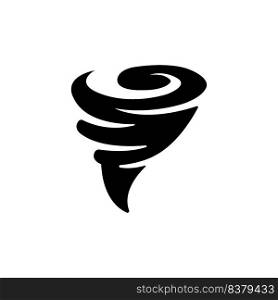 tornado icon logo vector design template