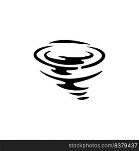 tornado icon logo vector design template