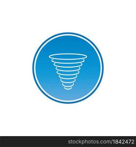 Tornado icon vector illustration logo design.