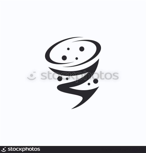 Tornado logo symbol vector illustration design