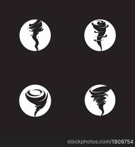 Tornado logo symbol vector illustration design