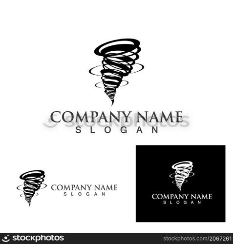 Tornado logo symbol vector illustration design