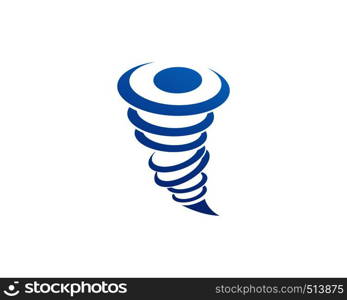 Tornado logo symbol vector illustration design