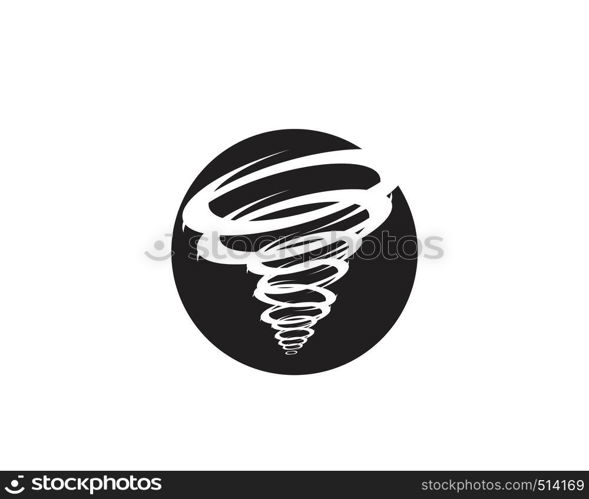 Tornado logo symbol vector illustration design