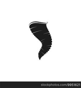 Tornado logo symbol vector illustration design 