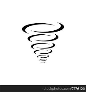 Tornado logo template symbol vector illustration design