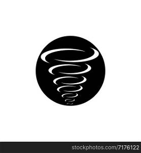 Tornado logo template symbol vector illustration design