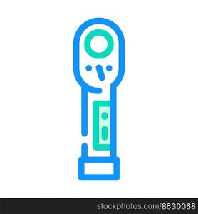 torque wrench color icon vector. torque wrench sign. isolated symbol illustration. torque wrench color icon vector illustration