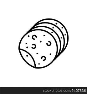 tortilla icon vector design templates white on background