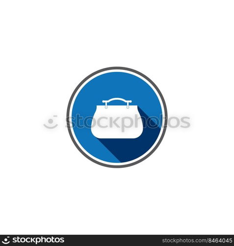 tote bag logo vector illustration design template.