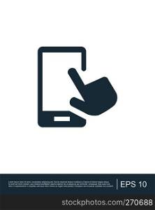 Touch Mobile Icon template