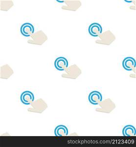 Touching cursor pattern seamless background texture repeat wallpaper geometric vector. Touching cursor pattern seamless vector
