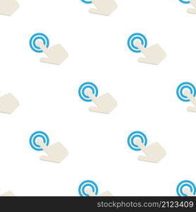 Touching cursor pattern seamless background texture repeat wallpaper geometric vector. Touching cursor pattern seamless vector
