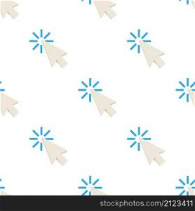 Touching pointer pattern seamless background texture repeat wallpaper geometric vector. Touching pointer pattern seamless vector