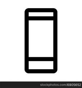 touchscreen mobile, icon on isolated background