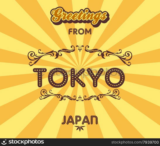 tourism greeting theme illustration vector graphic art design illustration