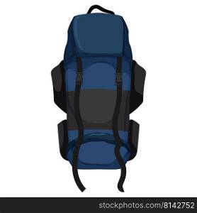 tourist backpack c&cartoon. tourist backpack c&sign. isolated symbol vector illustration. tourist backpack c&cartoon vector illustration