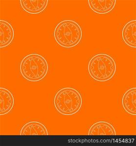 Tourist compass pattern vector orange for any web design best. Tourist compass pattern vector orange