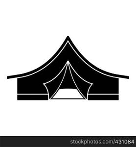 Tourist tent icon. Simple illustration of tourist tent vector icon for web. Tourist tent icon, simple style