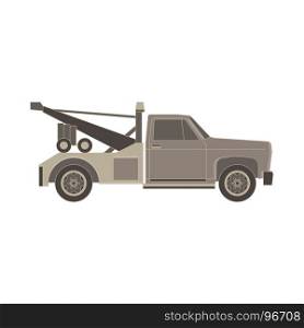 tow truck vector flat icon for transportation faults and emergency cars illustration isolated on white background