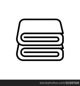 Towel icon vector on trendy design