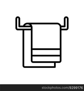 Towel icon vector on trendy design
