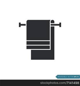 Towel Icon Vector Template Illustration Design