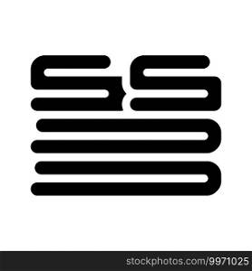 towels set glyph icon vector. towels set sign. isolated contour symbol black illustration. towels set glyph icon vector illustration flat