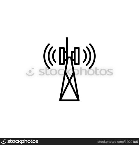 Tower icon design template vector