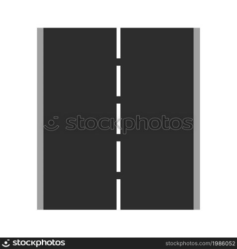 Towns intersection, ways. Illustration street high roads major cartoon bending connecting roads and cities. Curves design, style flat vector or geometric road