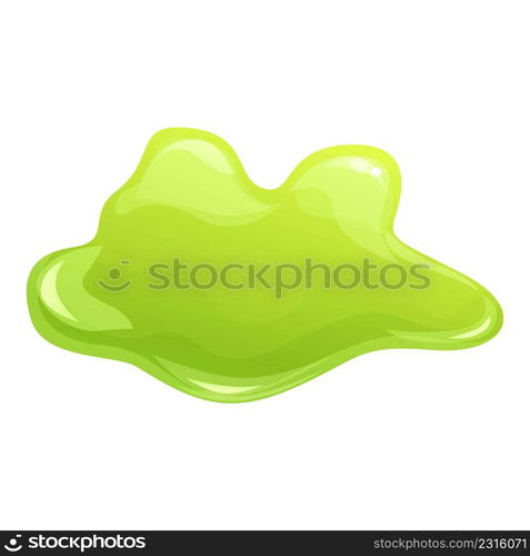 Toxic splash icon cartoon vector. Green slime. Goo liquid. Toxic splash ...