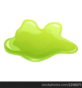 Toxic splash icon cartoon vector. Green slime. Goo liquid. Toxic splash icon cartoon vector. Green slime